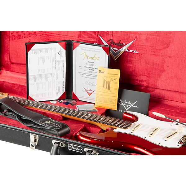 Fender Custom Shop 1969 Stratocaster Journeyman Relic Electric Guitar Masterbuilt by Greg Fessler Candy Apple Red