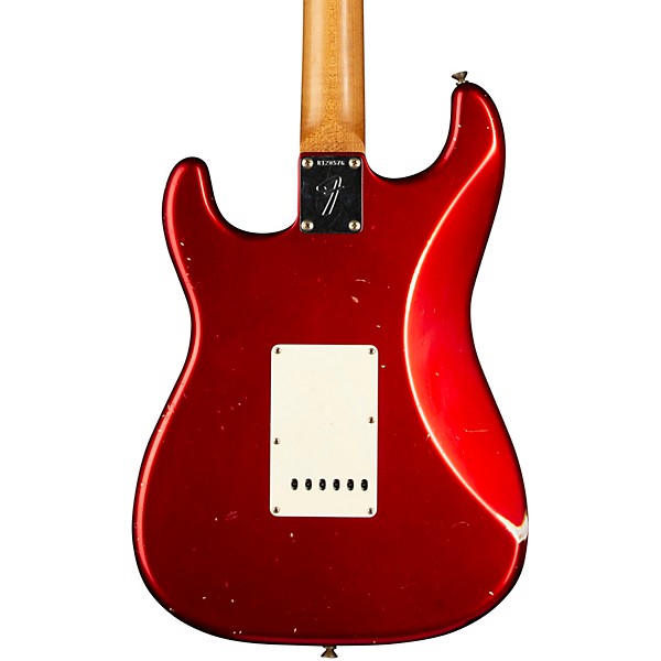 Fender Custom Shop 1969 Stratocaster Journeyman Relic Electric Guitar Masterbuilt by Greg Fessler Candy Apple Red