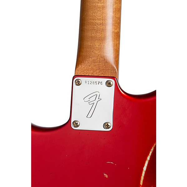 Fender Custom Shop 1969 Stratocaster Journeyman Relic Electric Guitar Masterbuilt by Greg Fessler Candy Apple Red