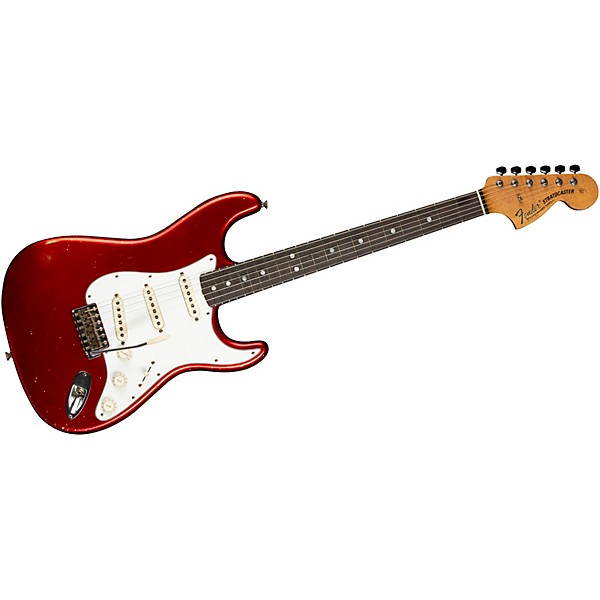 Fender Custom Shop 1969 Stratocaster Journeyman Relic Electric Guitar Masterbuilt by Greg Fessler Candy Apple Red