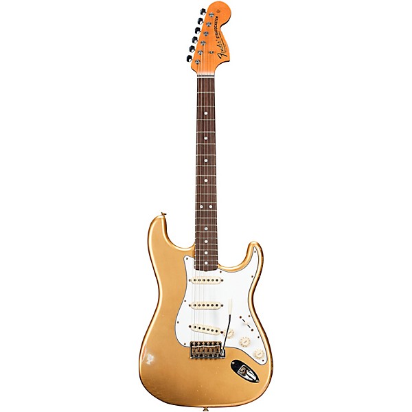 Fender Custom Shop 1969 Stratocaster Journeyman Relic Electric Guitar Masterbuilt by Greg Fessler Aztec Gold