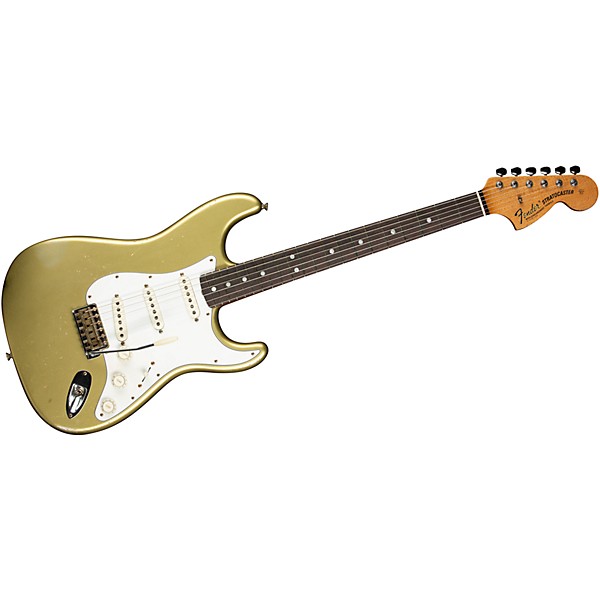 Fender Custom Shop 1969 Stratocaster Journeyman Relic Electric Guitar Masterbuilt by Greg Fessler Aztec Gold