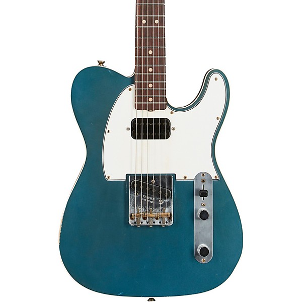 Fender Custom Shop 1963 Telecaster Custom Journeyman Relic Electric Guitar Masterbuilt by Paul Waller Aged Lake Placid Blue