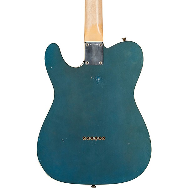 Fender Custom Shop 1963 Telecaster Custom Journeyman Relic Electric Guitar Masterbuilt by Paul Waller Aged Lake Placid Blue