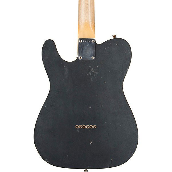 Fender Custom Shop 1963 Telecaster Custom Journeyman Relic Electric Guitar Masterbuilt by Paul Waller Aged Charcoal Frost ...