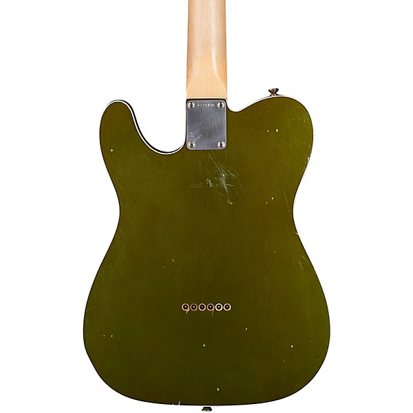 Fender Custom Shop 1963 Telecaster Custom Journeyman Relic Electric Guitar Masterbuilt by Paul Waller Aged Cadillac Green