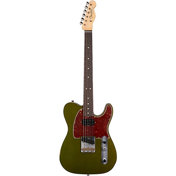 Fender Custom Shop 1963 Telecaster Custom Journeyman Relic Electric Guitar Masterbuilt by Paul Waller Aged Cadillac Green