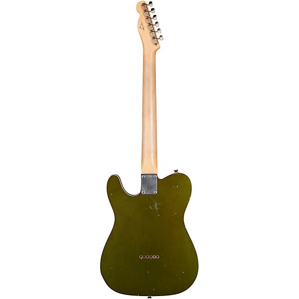 Fender Custom Shop 1963 Telecaster Custom Journeyman Relic Electric Guitar Masterbuilt by Paul Waller Aged Cadillac Green