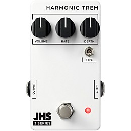 JHS Pedals 3 Series Harmonic Trem Effects Pedal White