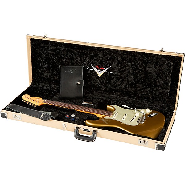 Fender Custom Shop Johnny A. Signature Stratocaster Time Capsule Electric Guitar Lydian Gold Metallic