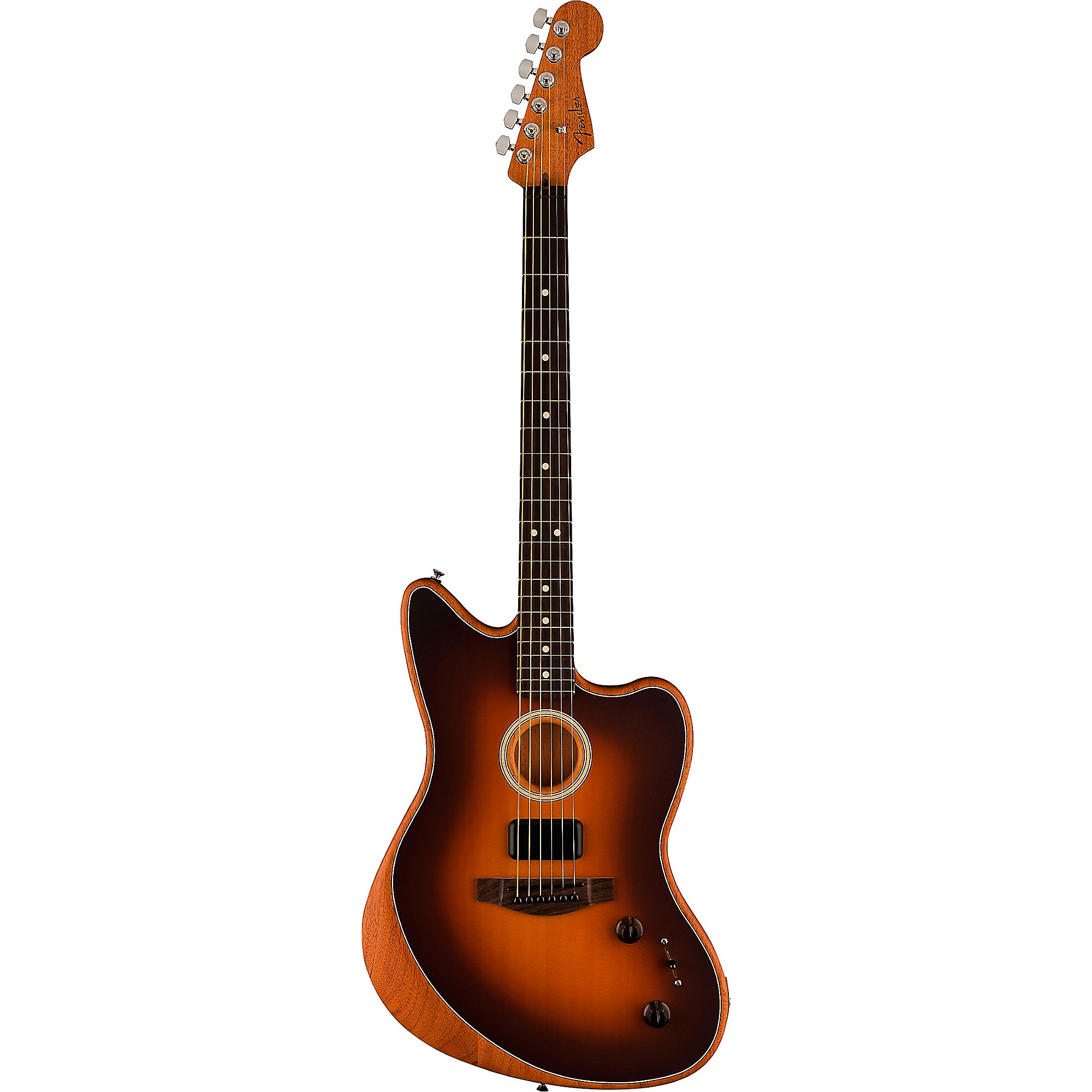 Fender Acoustasonic Player Jazzmaster Sitka Spruce-Mahogany Acoustic-Electric Guitar 2-Color Sunburst | Guitar Center Fender Acoustasonic Player Jazzmaster Sitka Spruce-Mahogany Acoustic-Electric Guitar 2-Color Sunburst | Guitar Center