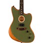 Fender Acoustasonic Player Jazzmaster Sitka Spruce-Mahogany Acoustic-Electric Guitar Antique Olive thumbnail
