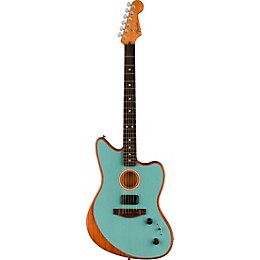 Fender Acoustasonic Player Jazzmaster Sitka Spruce-Mahogany Acoustic-Electric Guitar Ice Blue