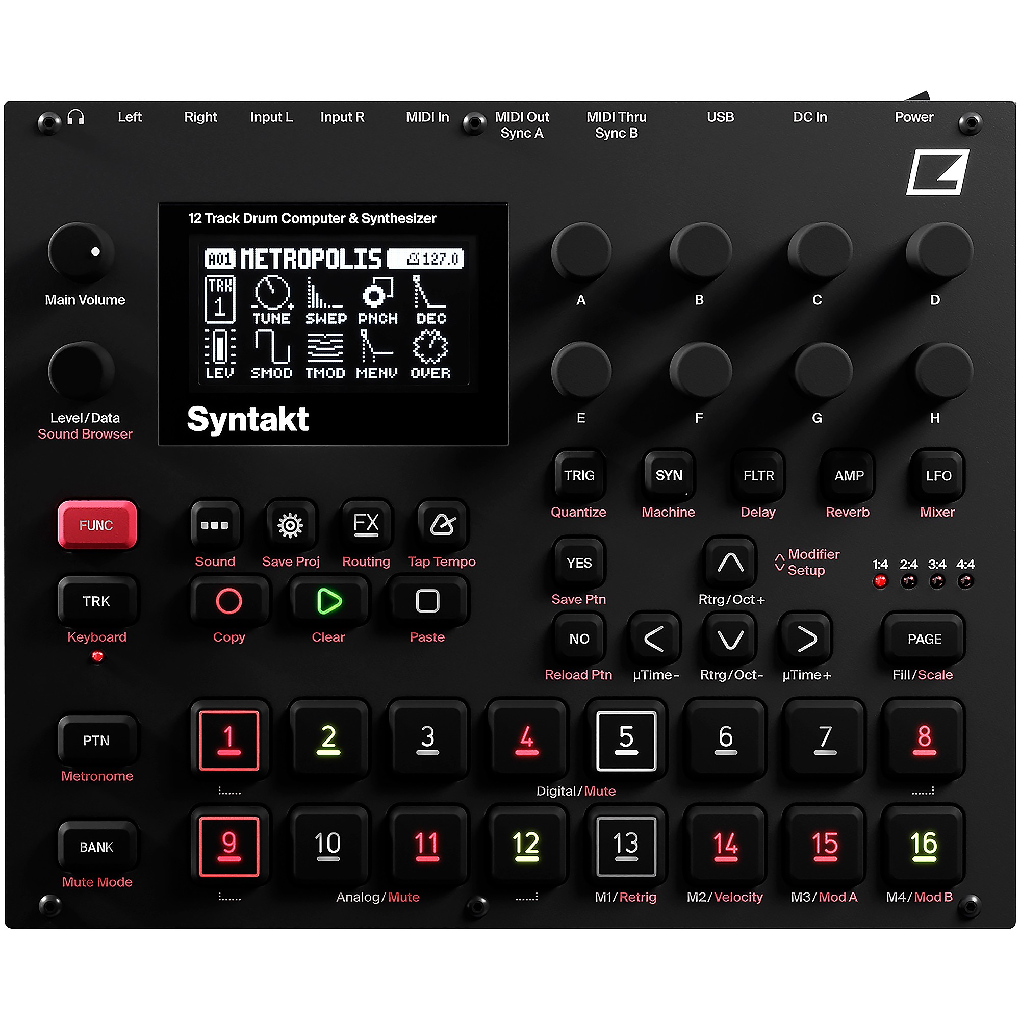 Elektron Syntakt Drum Computer and Synthesizer | Guitar Center