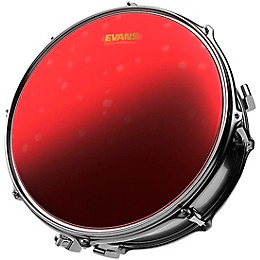 Evans Red Hydraulic Snare Batter Head 13 in. Red