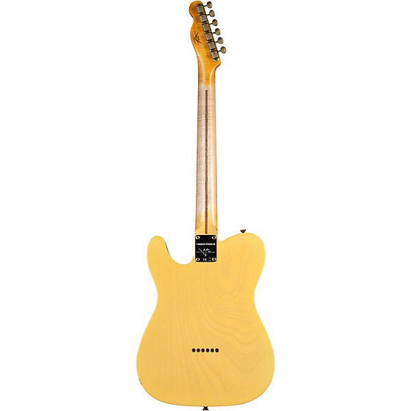 Fender Custom Shop Limited-Edition '53 Telecaster Journeyman Relic Electric Guitar Aged Nocaster Blonde