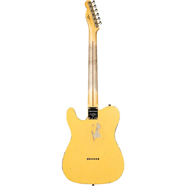 Fender Custom Shop Limited-Edition '53 Telecaster Relic Electric Guitar Aged Nocaster Blonde