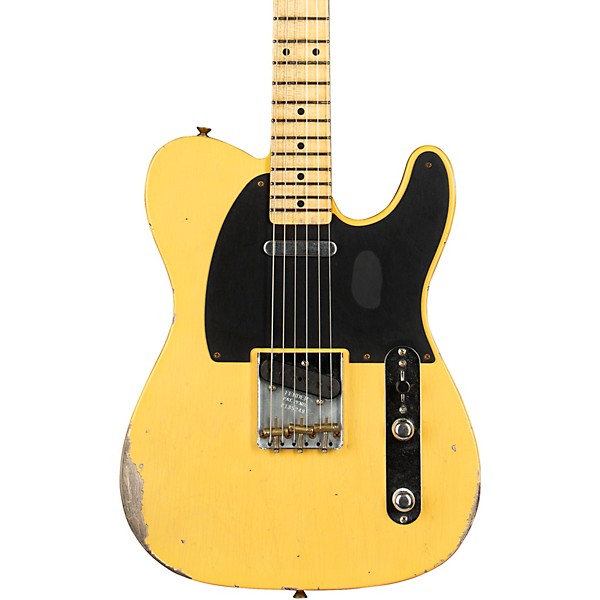 Fender Custom Shop Limited-Edition '53 Telecaster Relic Electric Guitar Aged Nocaster Blonde