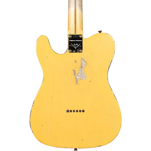 Fender Custom Shop Limited-Edition '53 Telecaster Relic Electric Guitar Aged Nocaster Blonde