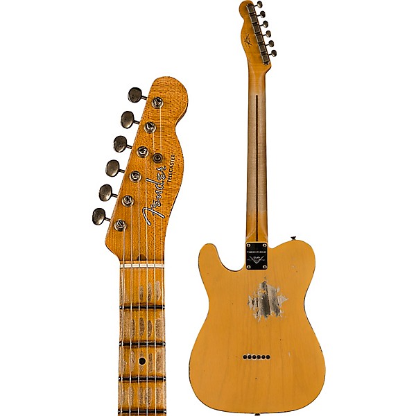 Fender Custom Shop Limited-Edition '53 Telecaster Heavy Relic Electric Guitar Aged Nocaster Blonde