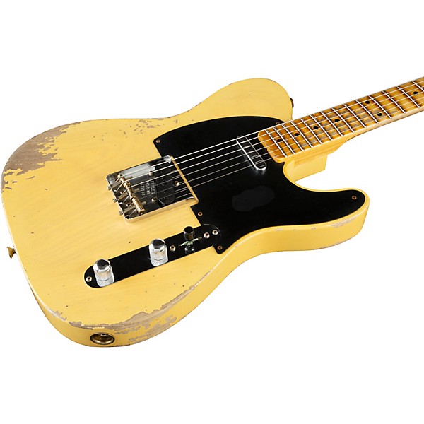 Fender Custom Shop Limited-Edition '53 Telecaster Heavy Relic Electric Guitar Aged Nocaster Blonde