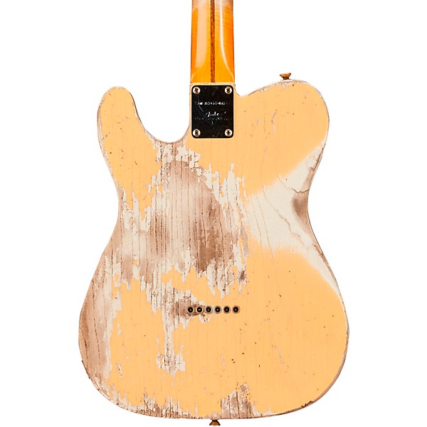 Fender Custom Shop Limited-Edition '53 Telecaster Super Heavy Relic Electric Guitar Aged Nocaster Blonde