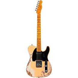 Fender Custom Shop Limited-Edition '53 Telecaster Super Heavy Relic Electric Guitar Aged Nocaster Blonde