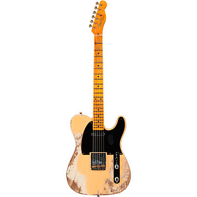 Fender Custom Shop Limited-Edition '53 Telecaster Super Heavy Relic Electric Guitar Aged Nocaster Blonde for sale