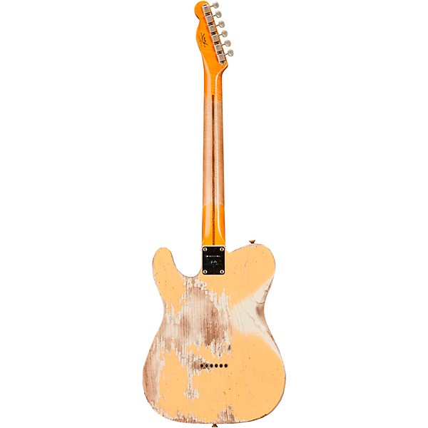 Fender Custom Shop Limited-Edition '53 Telecaster Super Heavy Relic Electric Guitar Aged Nocaster Blonde