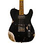 Fender Custom Shop Limited Edition '53 HS Tele Custom Heavy Relic Electric Guitar Aged Black thumbnail