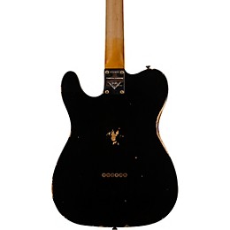 Fender Custom Shop Limited Edition '70s Tele Custom Relic Electric Guitar Aged Black