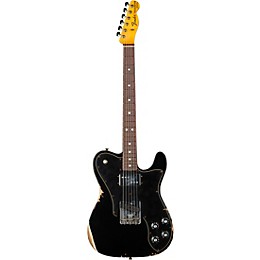 Fender Custom Shop Limited Edition '70s Tele Custom Relic Electric Guitar Aged Black