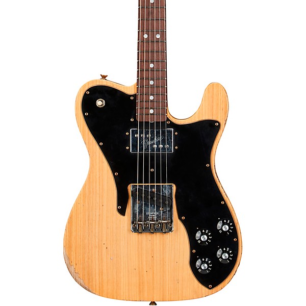 Fender Custom Shop Limited Edition '70s Tele Custom Relic Electric Guitar Aged Natural