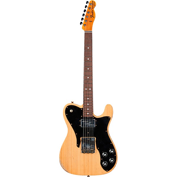 Fender Custom Shop Limited Edition '70s Tele Custom Relic Electric Guitar Aged Natural