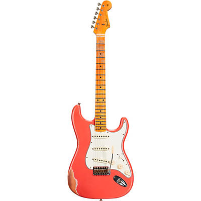 Fender Custom Shop Limited-Edition '62 Stratocaster Relic Electric Guitar Aged Tahitian Coral for sale