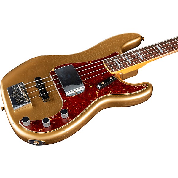 Fender Custom Shop Limited-Edition Precision Bass Special Journeyman Relic Aged Aztec Gold