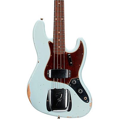 Fender Custom Shop Limited-Edition '60 Jazz Bass Relic Super Faded Aged Sonic Blue for sale