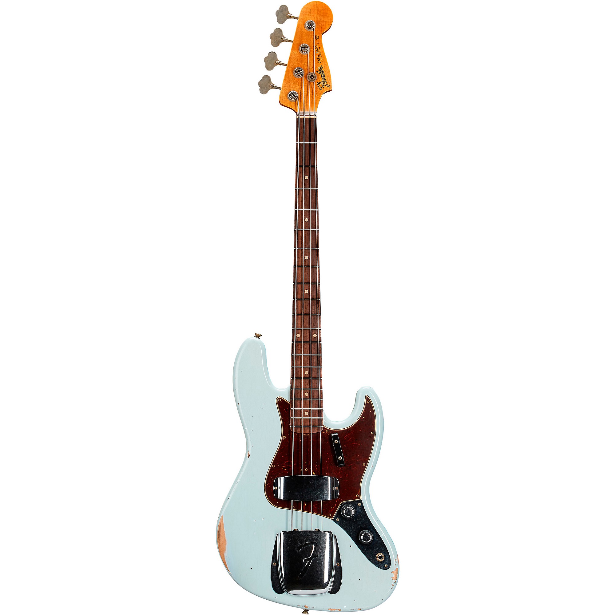 Platinum Fender Custom Shop Limited-Edition '60 Jazz Bass Relic 