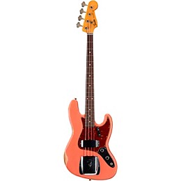 Fender Custom Shop Limited-Edition '60 Jazz Bass Relic Super Faded Aged Tahitian Coral