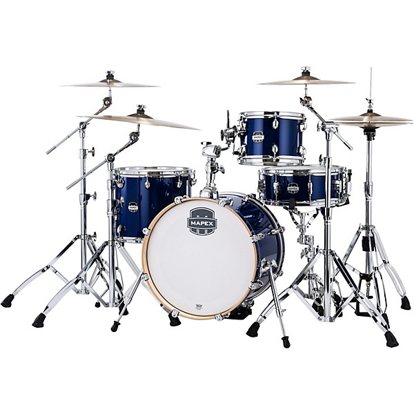 Mapex Mars Maple 4-Piece Bop Shell Pack With 18" Bass Drum Midnight Blue