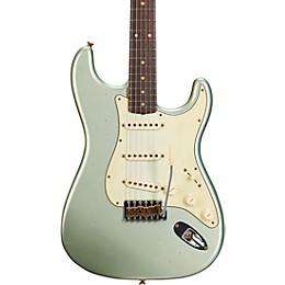 Fender Custom Shop Limited-Edition '59 Stratocaster Journeyman Relic Electric Guitar Super Faded Aged Sage Green Metallic