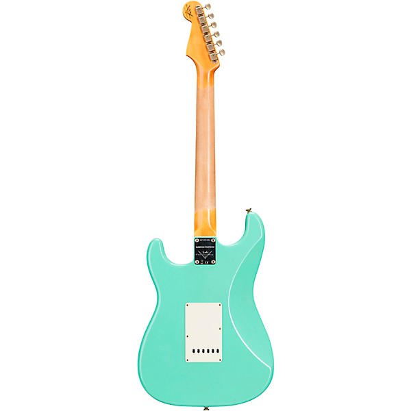 Fender Custom Shop Limited Edition '59 Stratocaster Journeyman Relic Electric Guitar Super Faded Aged Seafoam Green