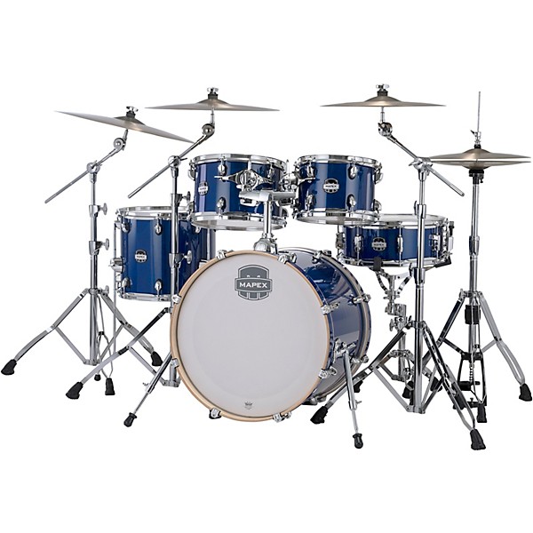 Mapex Mars Maple Fusion 5-Piece Shell Pack With 20" Bass Drum Midnight Blue