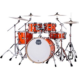 Mapex Mars Maple Fusion 5-Piece Shell Pack With 20" Bass Drum Glossy Amber