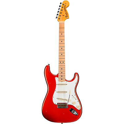 Fender Custom Shop Limited-Edition '69 Stratocaster Journeyman Relic Electric Guitar Aged Candy Tangerine for sale