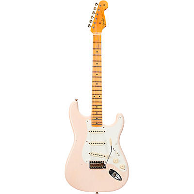 Fender Custom Shop Limited-Edition '56 Stratocaster Relic Electric Guitar Super Faded Aged Shell Pink for sale