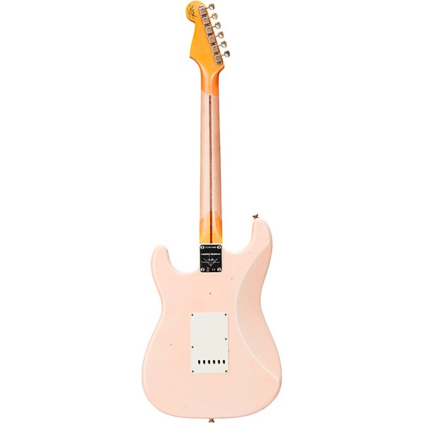 Fender Custom Shop Limited-Edition '56 Stratocaster Relic Electric Guitar Super Faded Aged Shell Pink