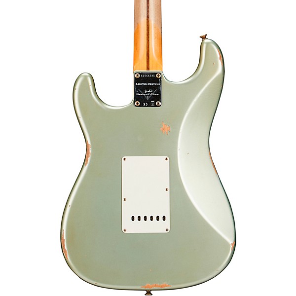 Fender Custom Shop Limited-Edition Tomatillo Stratocaster Special Relic Electric Guitar Super Faded Aged Sage Green Metallic