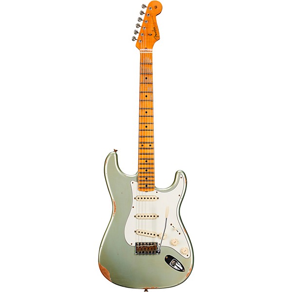 Fender Custom Shop Limited-Edition Tomatillo Stratocaster Special Relic Electric Guitar Super Faded Aged Sage Green Metallic