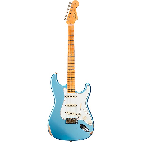 Fender Custom Shop Limited-Edition Tomatillo Stratocaster Special Relic Electric Guitar Super Faded Aged Lake Placid Blue